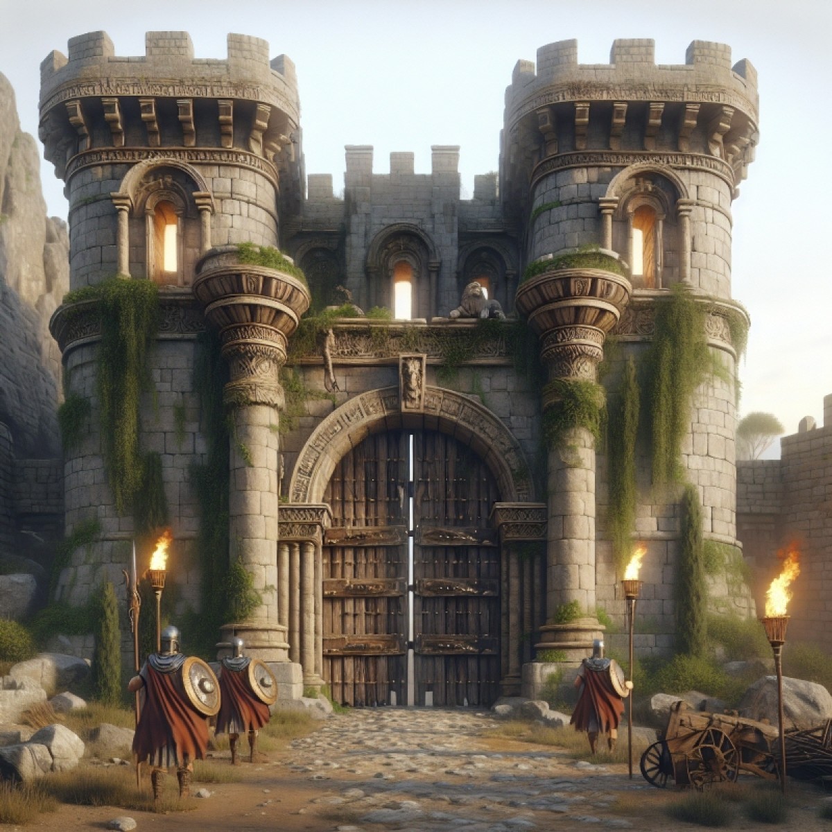 바라바 283화 ★ 열린 안토니아 요새 정문